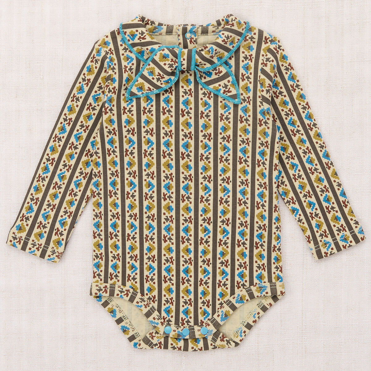 Baby Scout Onesie in Alabaster Gallup by Misha & Puff