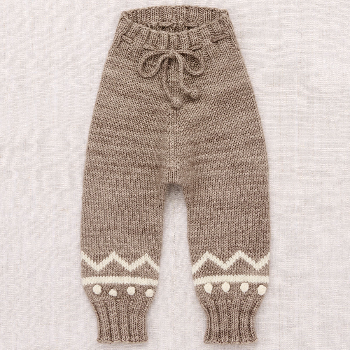 Baby Zig Zag Snowy Day Legging in Brut by Misha & Puff
