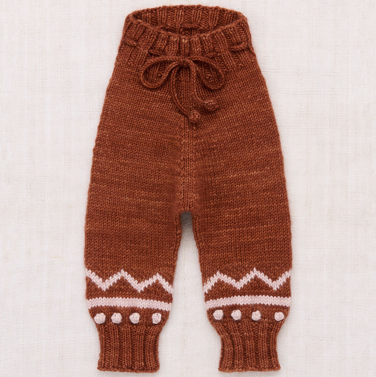 Baby Zig Zag Snowy Day Legging in Cedar by Misha & Puff