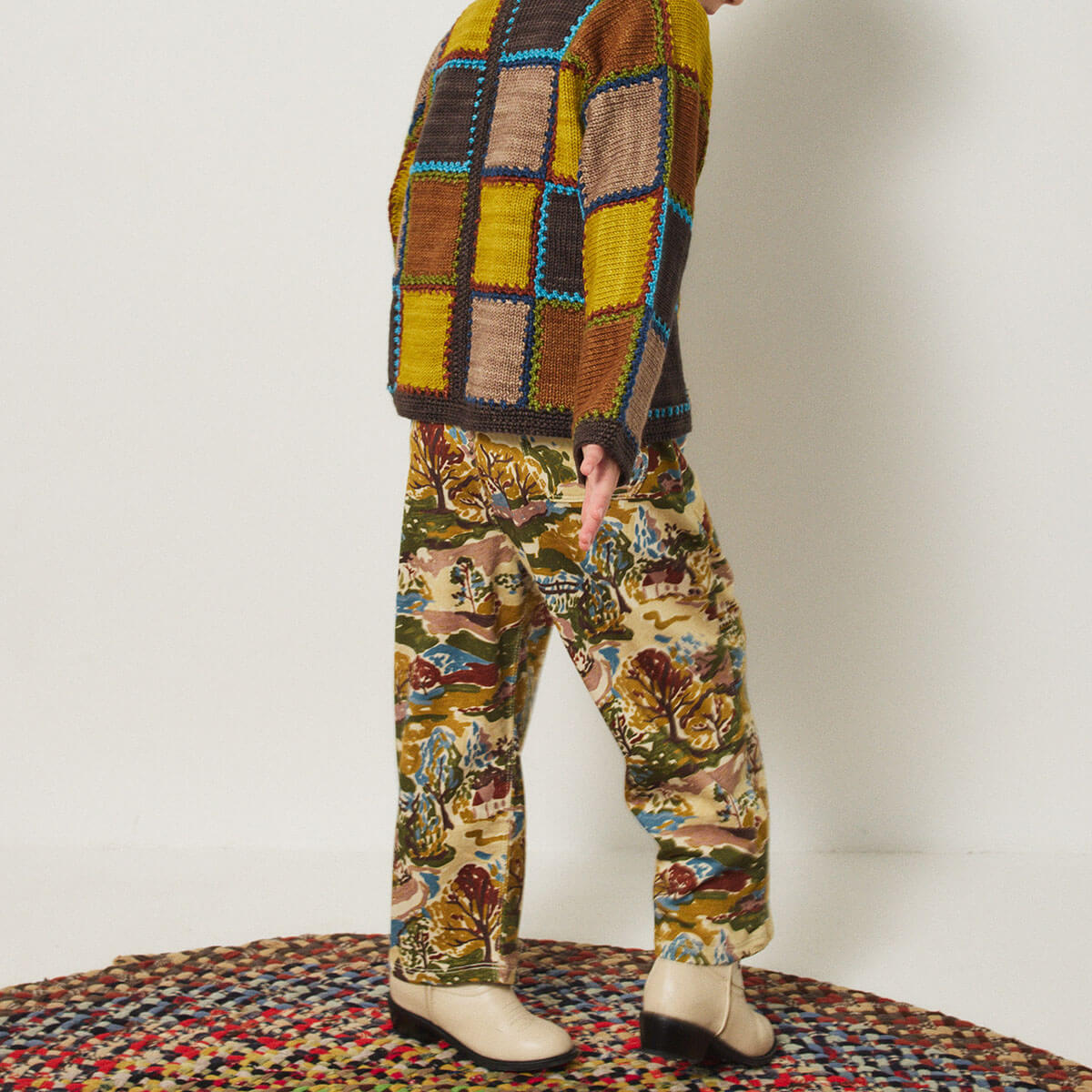 Camp Pant in Alabaster Sancerre by Misha & Puff