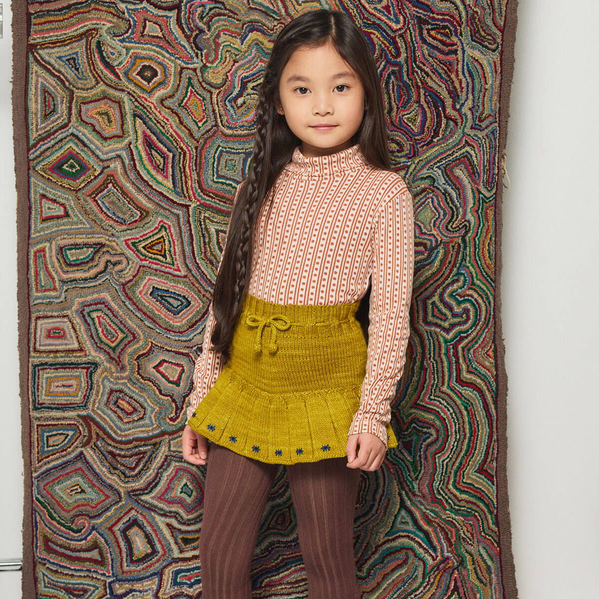 Étoile Skating Pond Skirt in Pistachio by Misha & Puff