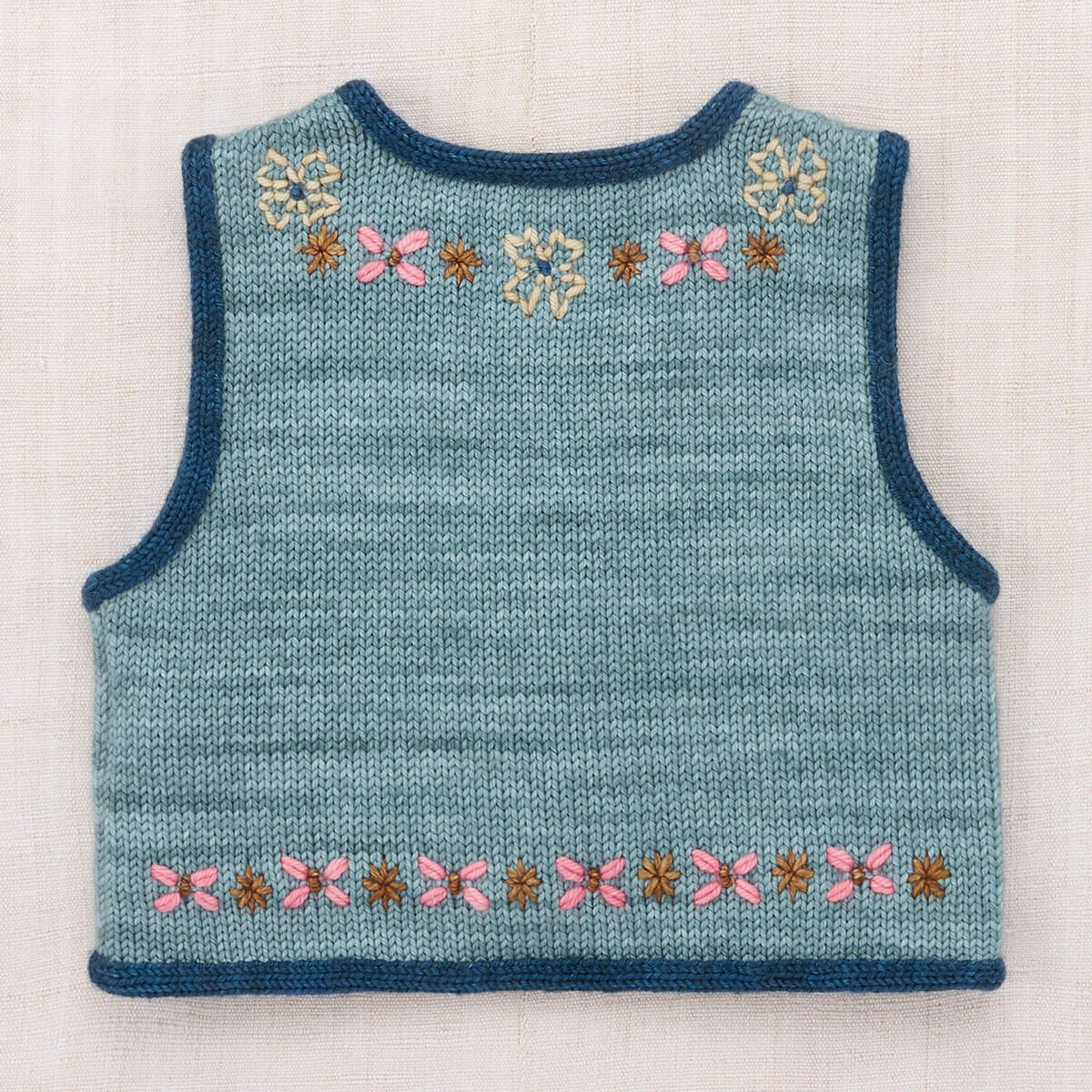 Floret Fernando Vest in Slate by Misha & Puff