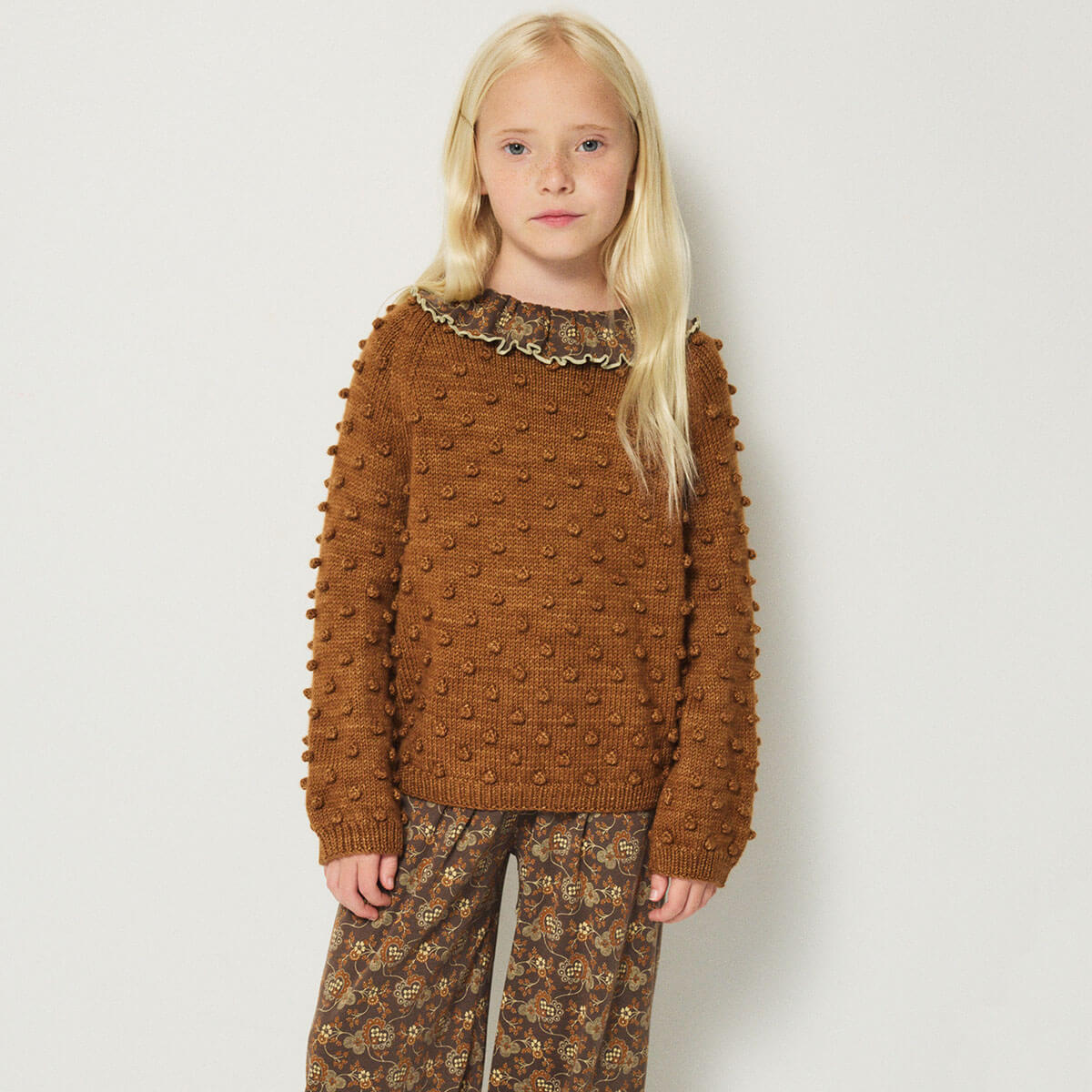 Original Popcorn Sweater in Acorn by Misha & Puff