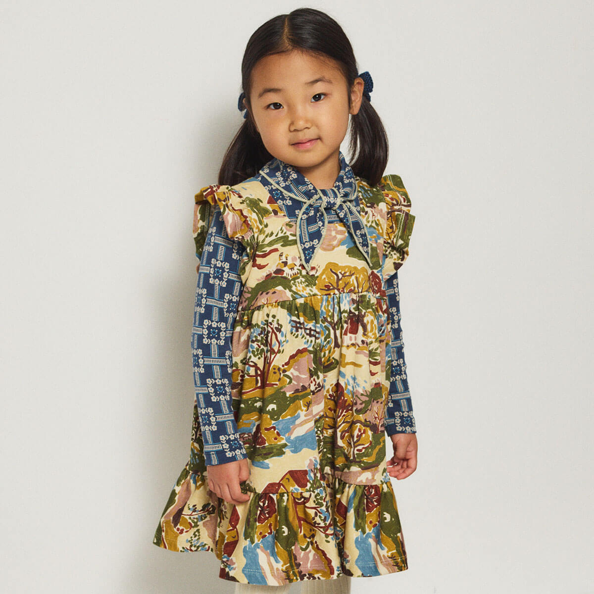Scout Top in Moonlight Railroad Floral by Misha & Puff