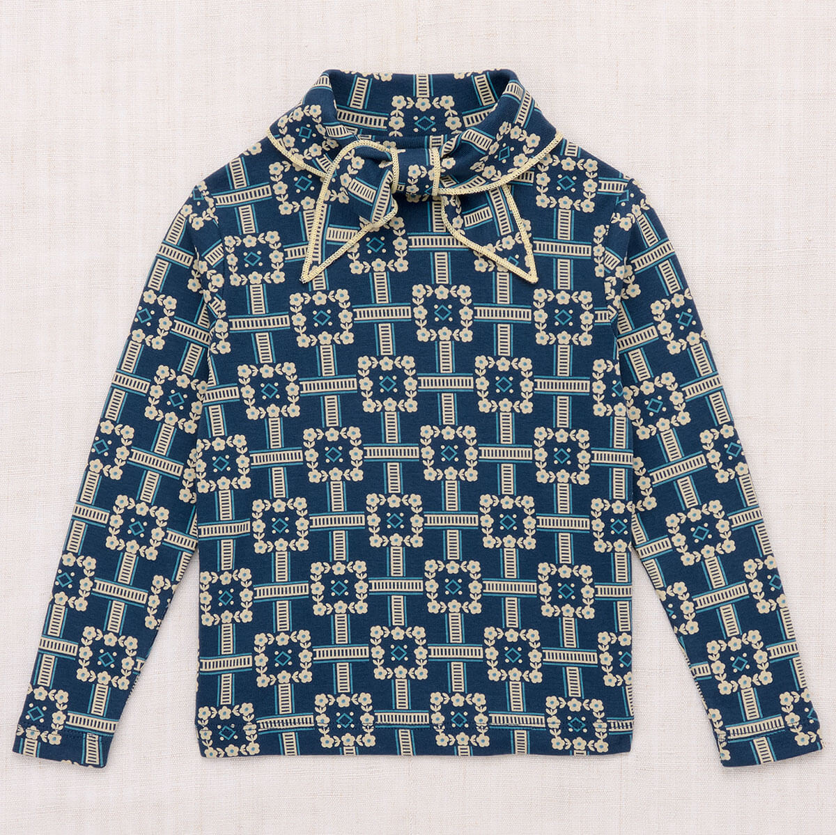 Scout Top in Moonlight Railroad Floral by Misha & Puff