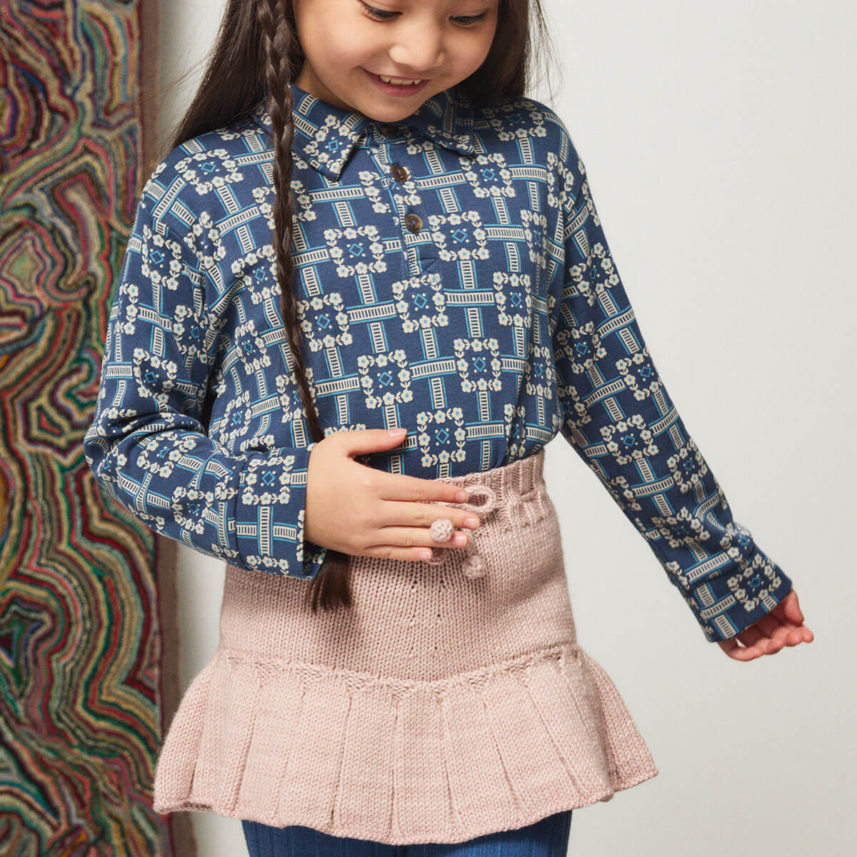 Skating Pond Skirt in Candyfloss by Misha & Puff