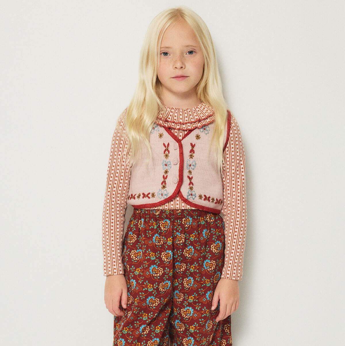 Sweetheart Top in Candyfloss Little House Floral by Misha & Puff