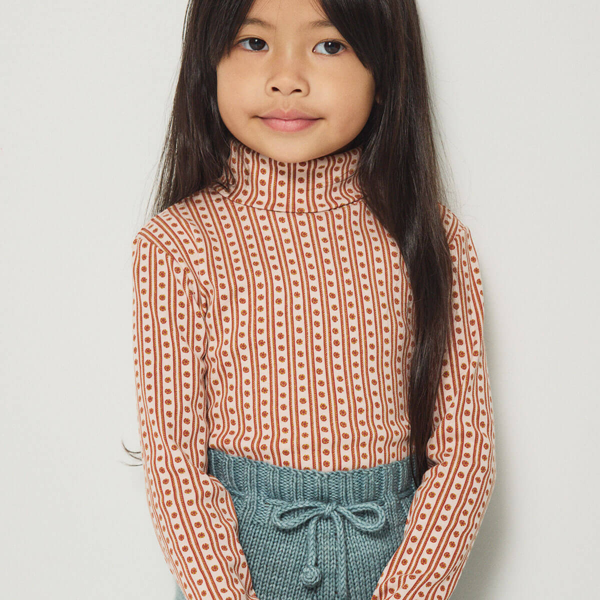 Turtleneck in Candyfloss Little House Floral by Misha & Puff