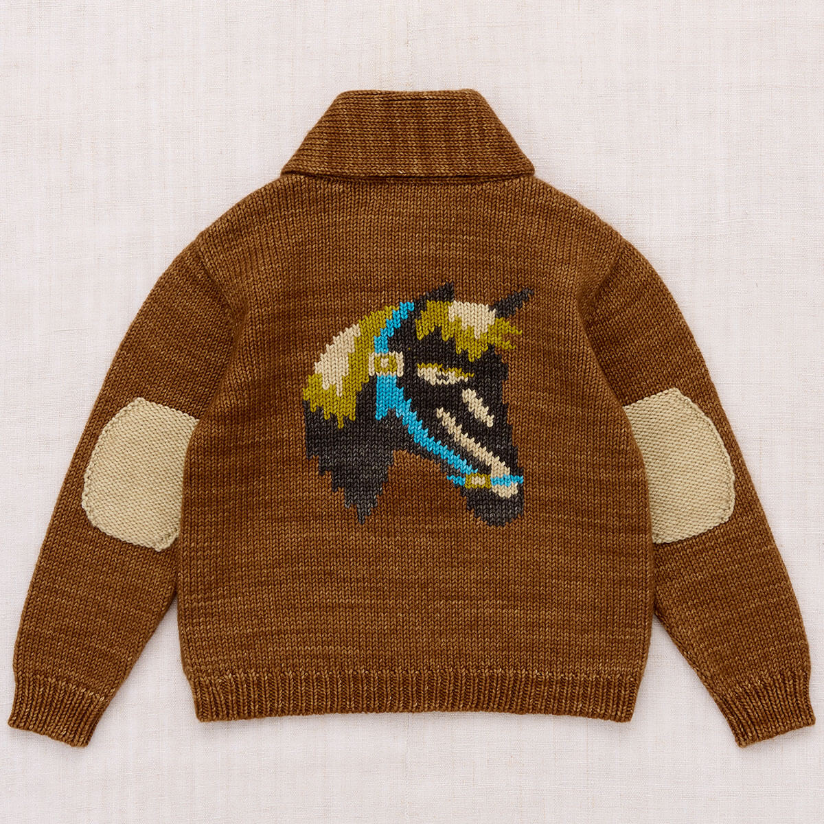 Yearling Shawl Collar Cardigan in Acorn by Misha & Puff