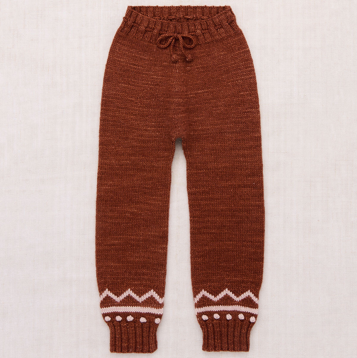 Zig Zag Snowy Day Legging in Cedar by Misha & Puff