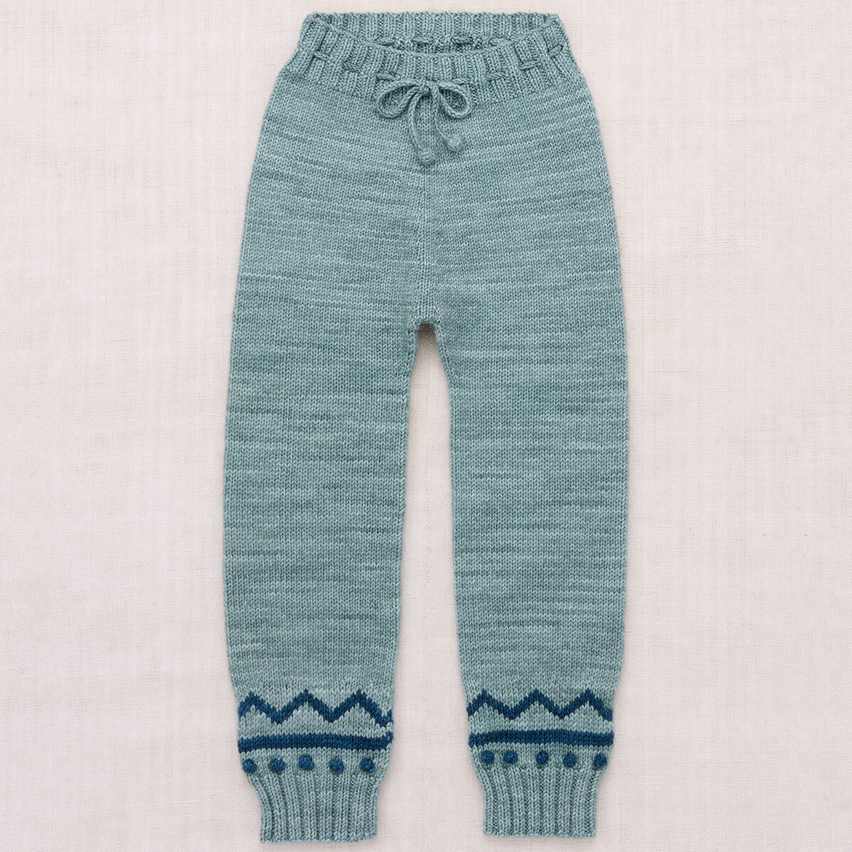 Zig Zag Snowy Day Legging in Slate by Misha & Puff