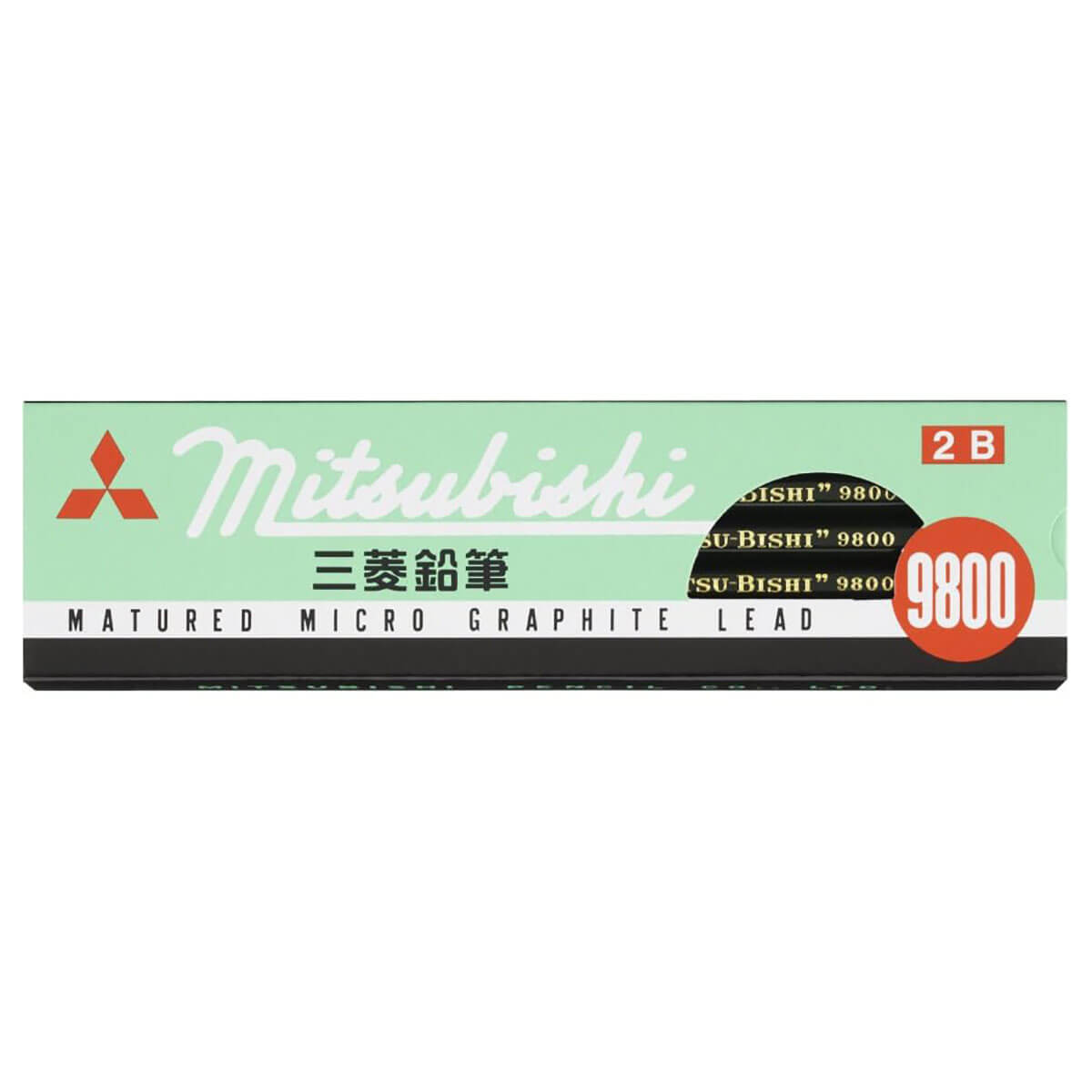 Mitsubishi 2B 9800 Pencil (Set of 12) by Mitsubishi