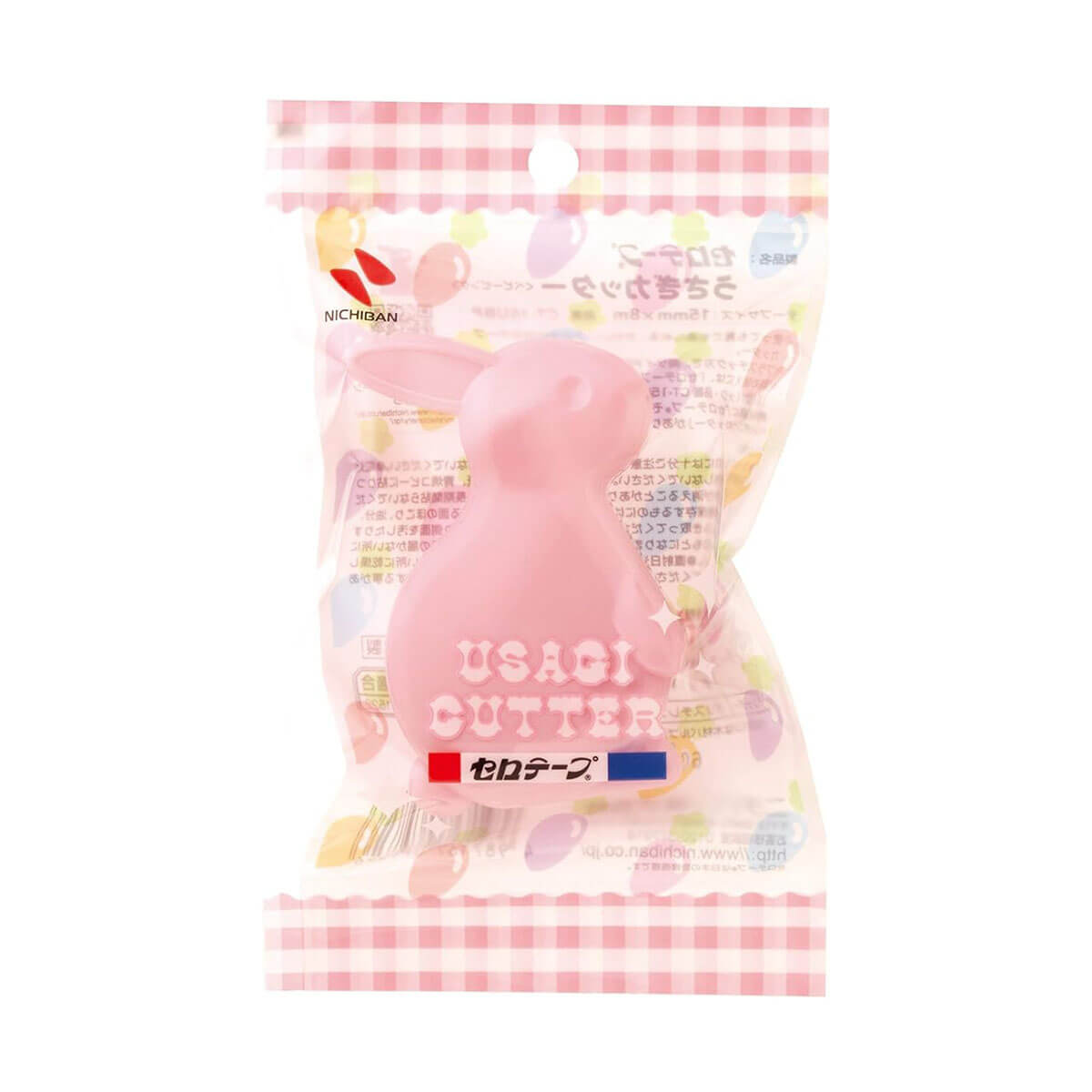 Rabbit Tape Dispenser in Pink by Nichiban Japan