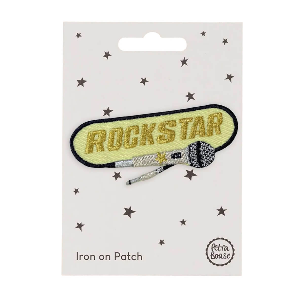 Rockstar Iron On Patch by Petra Boase