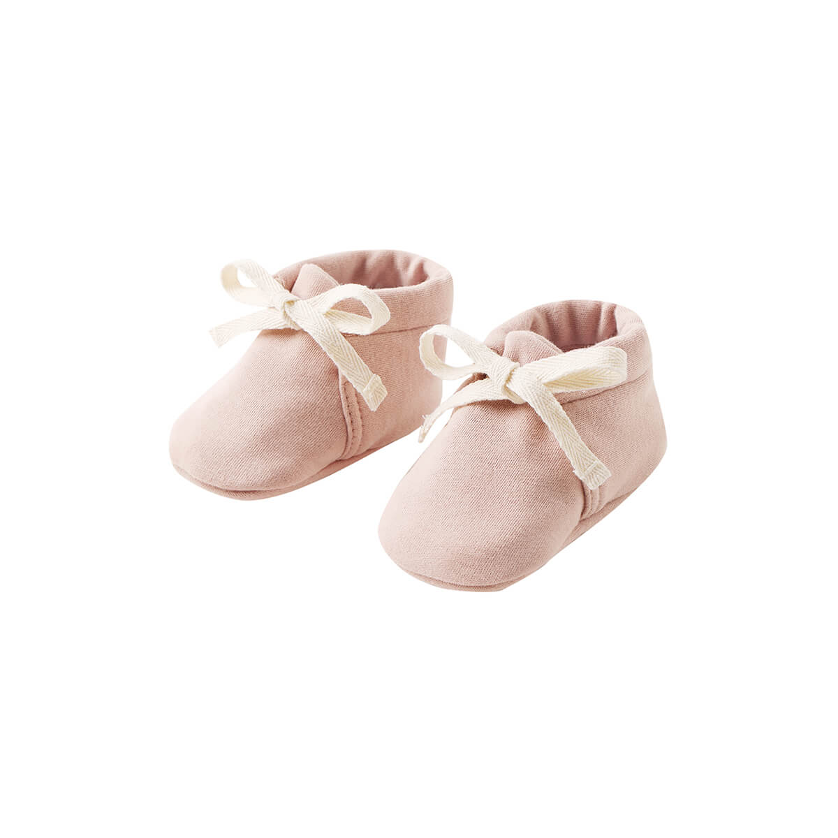 Baby Booties in Rose by Quincy Mae – Junior Edition