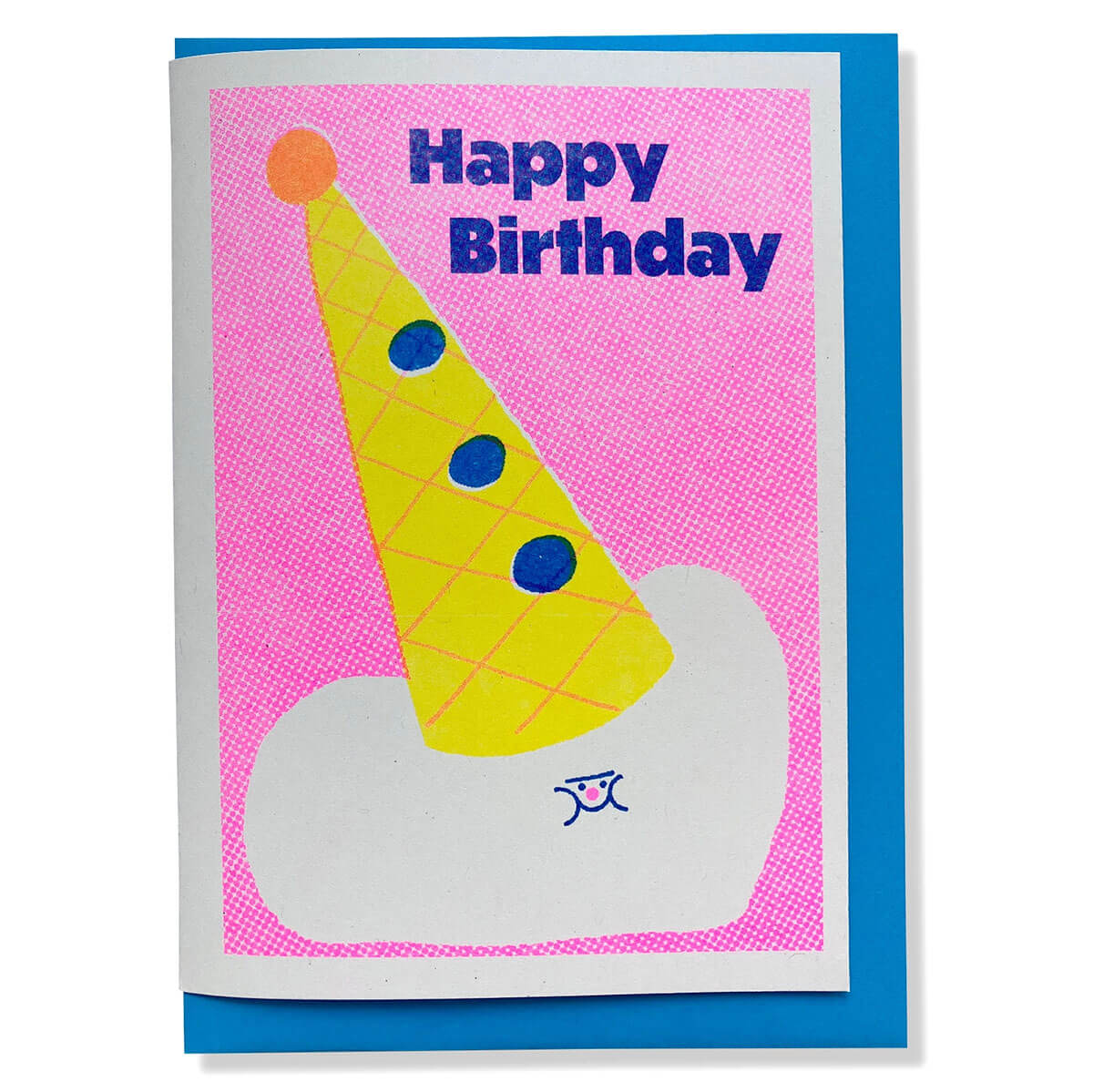 Ice Cream Birthday Greetings Card by Rebecca Buchanan
