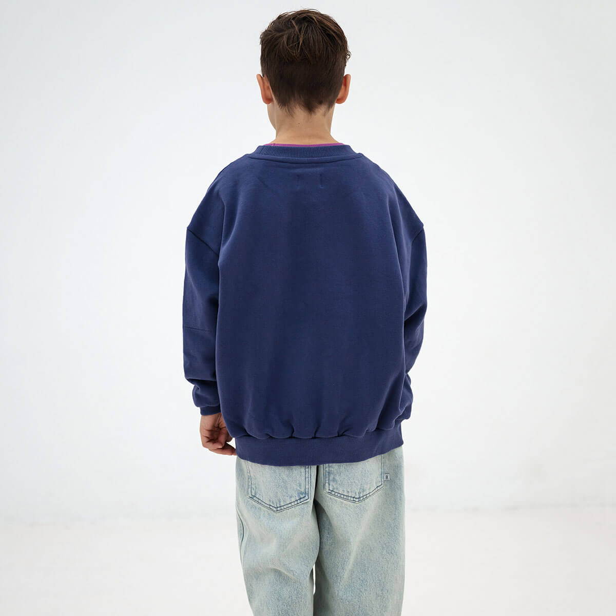 Cozydrop Sweater in Eclipse Blue by Repose AMS