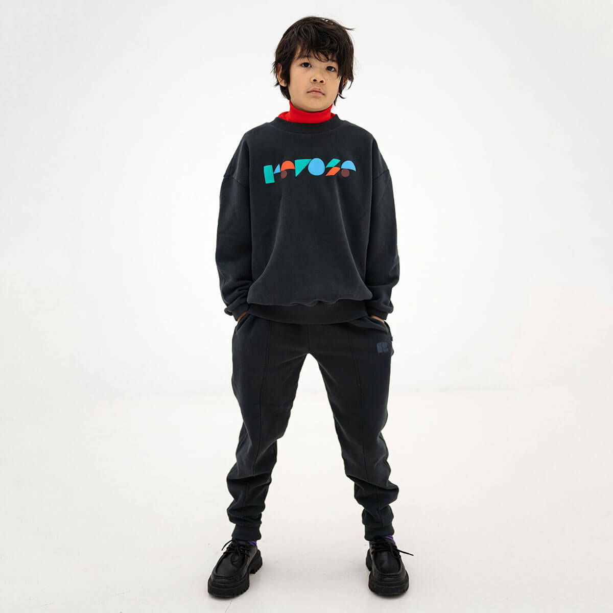 Joggers in Moonless Night Black by Repose AMS