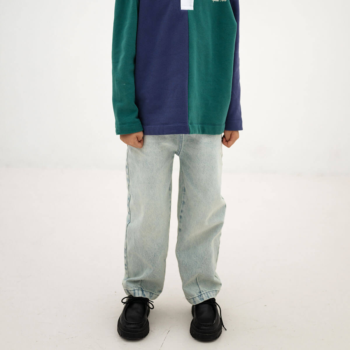No Sweat Pant in Vintage Mud Blue by Repose AMS