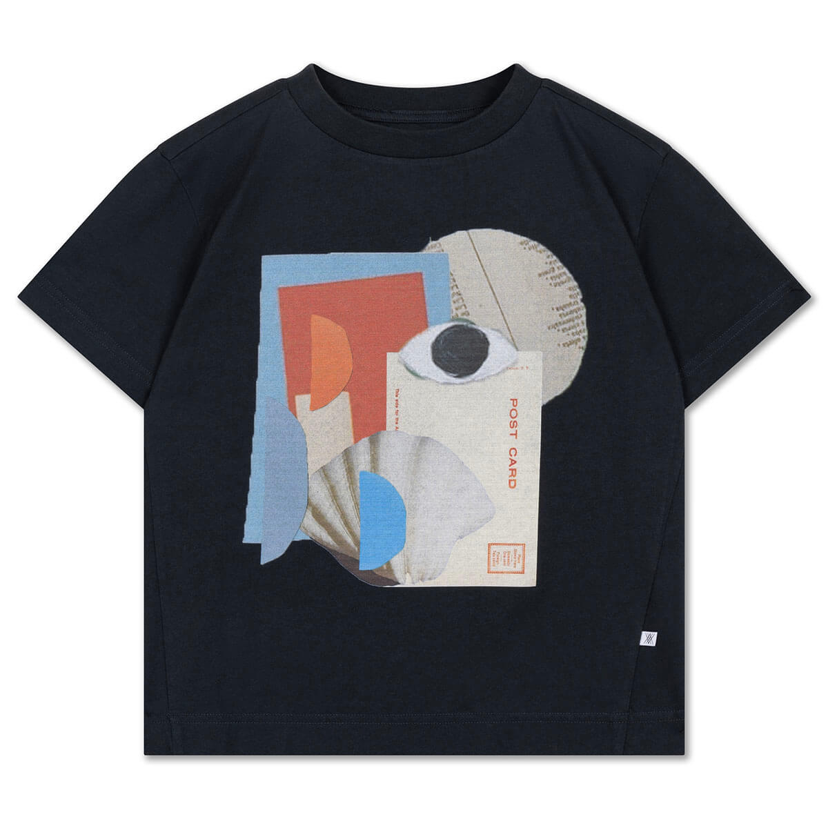 Tee Shirt in Moonless Night Black by Repose AMS