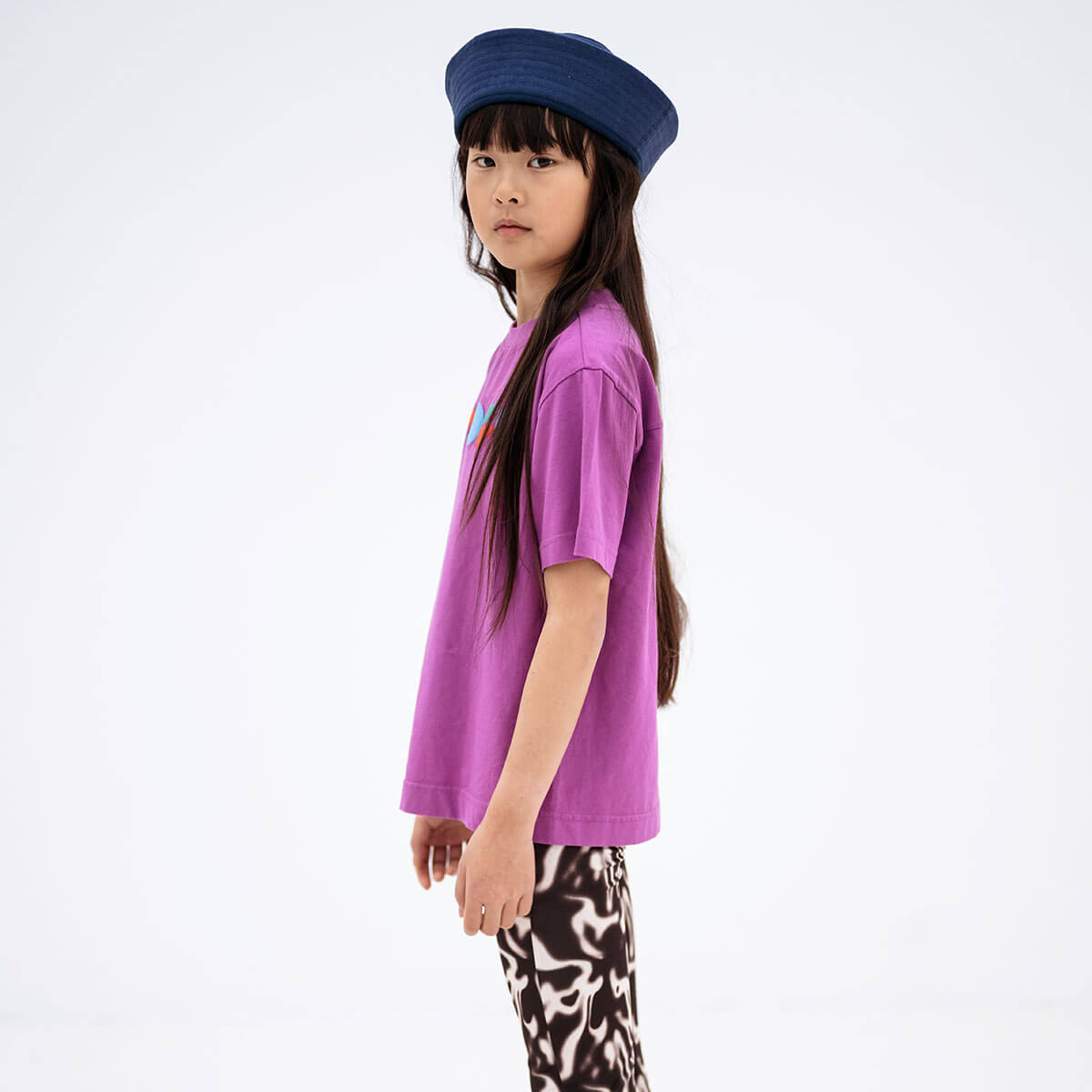 Tee Shirt in Purple Orchid by Repose AMS