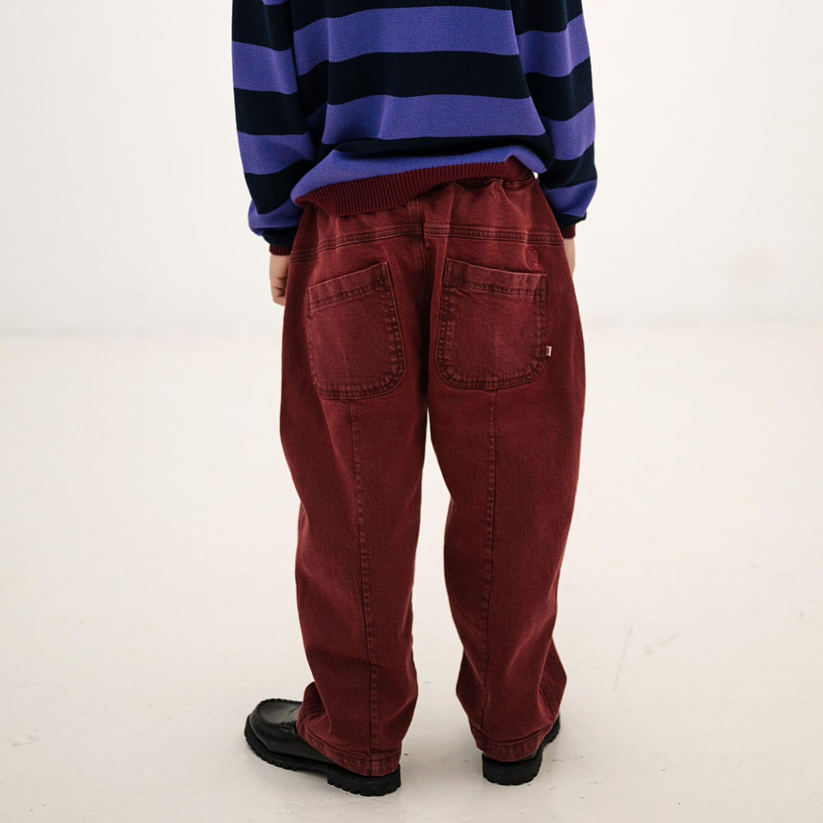 Wide Pant in Ash Plum by Repose AMS