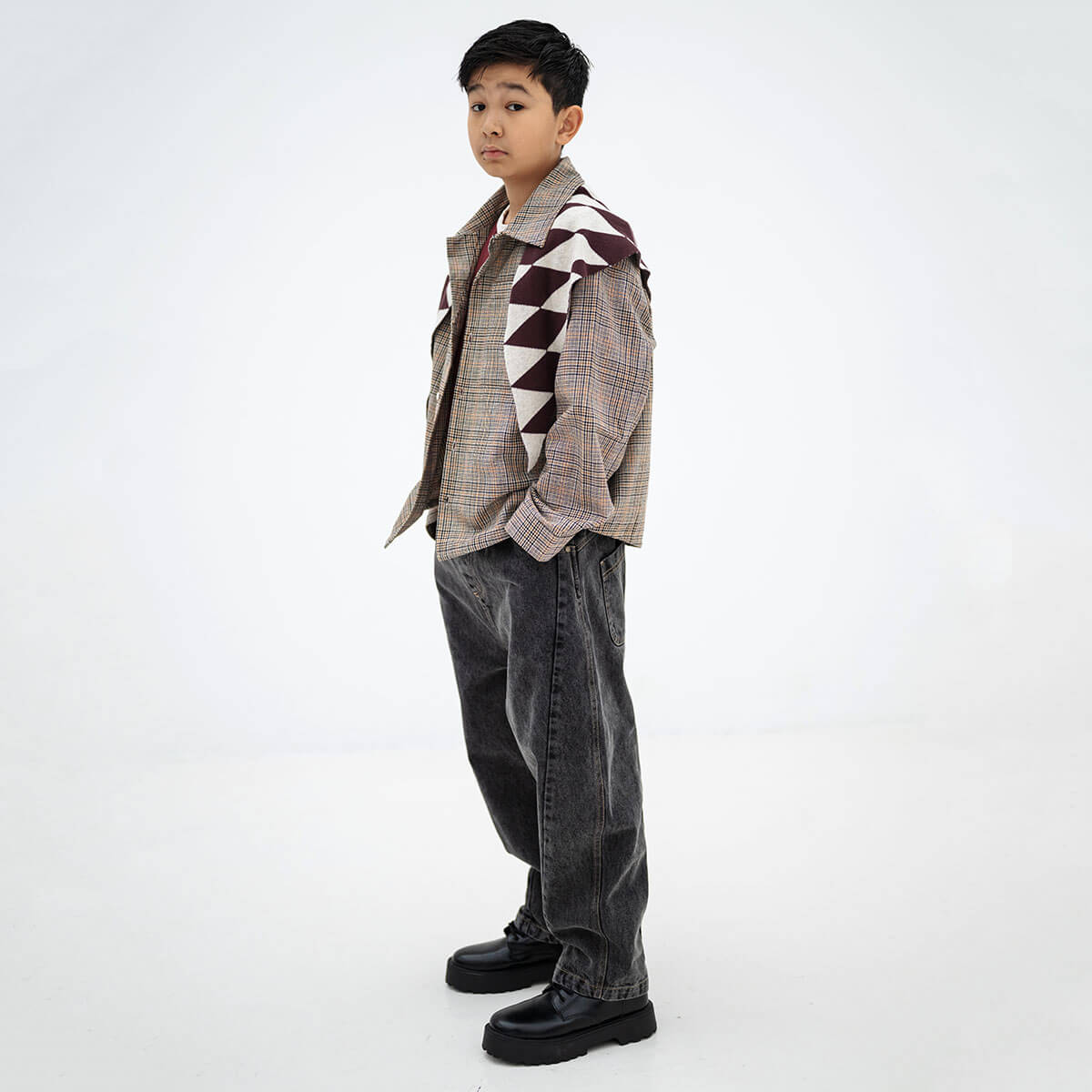 Wide Pant in Slate Grey by Repose AMS