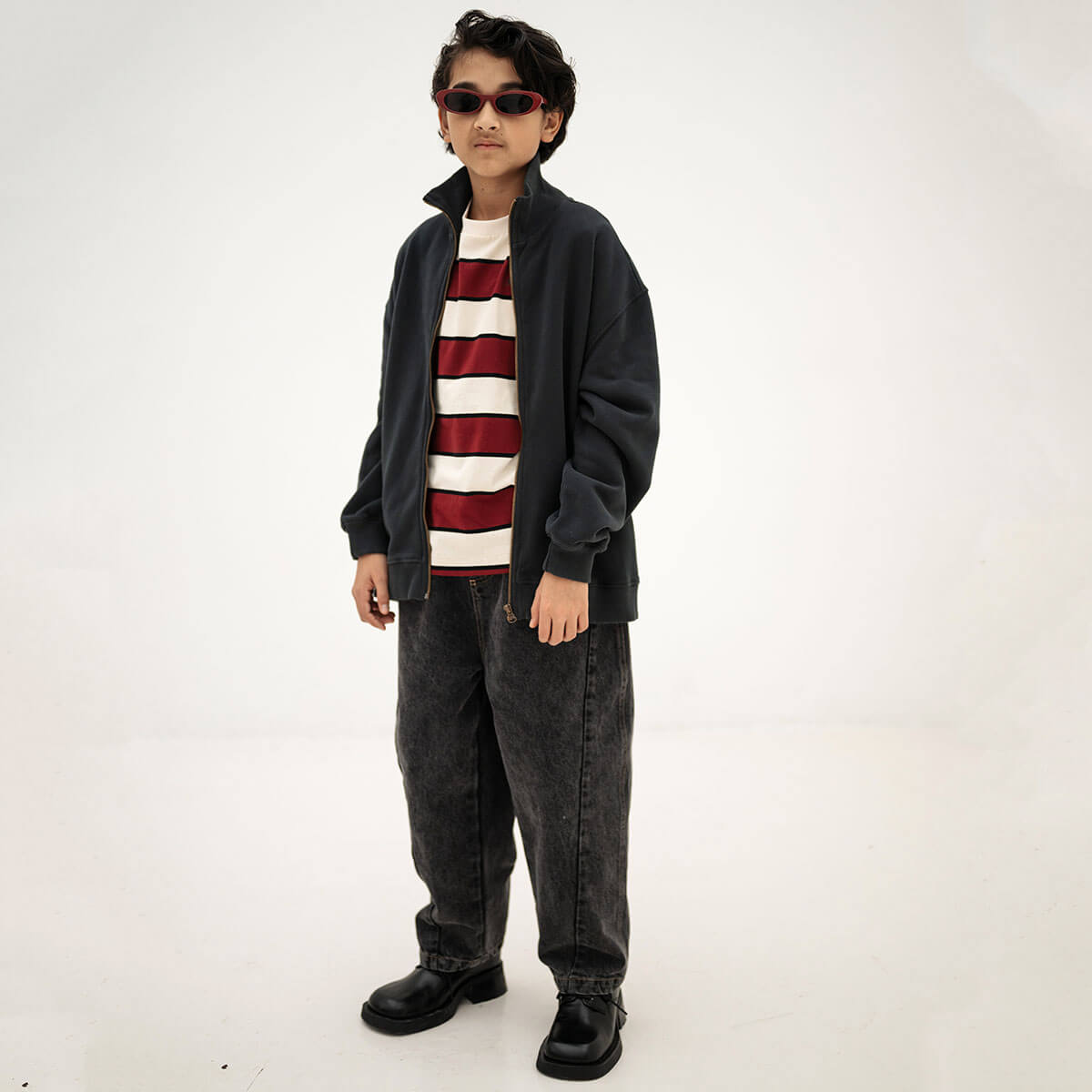 Wide Pant in Slate Grey by Repose AMS