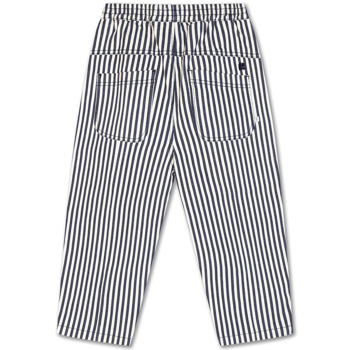 Wide Pant in Navy Eggshell Stripe by Repose AMS - Last One In Stock - 4 Years