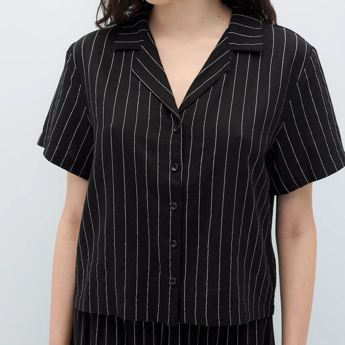 Espill Shirt in Black by Rita Row