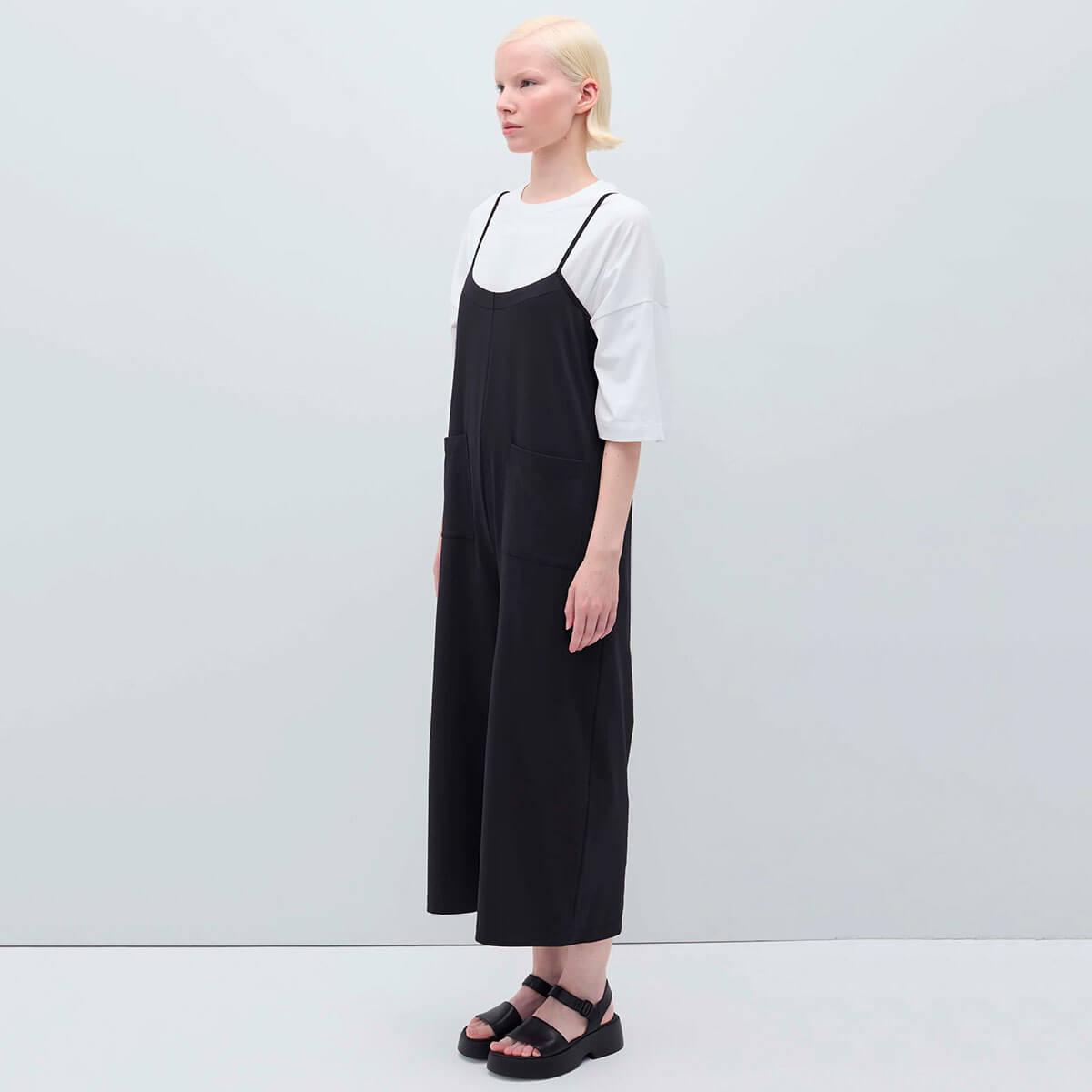 Luisa Jumpsuit in Black by Rita Row
