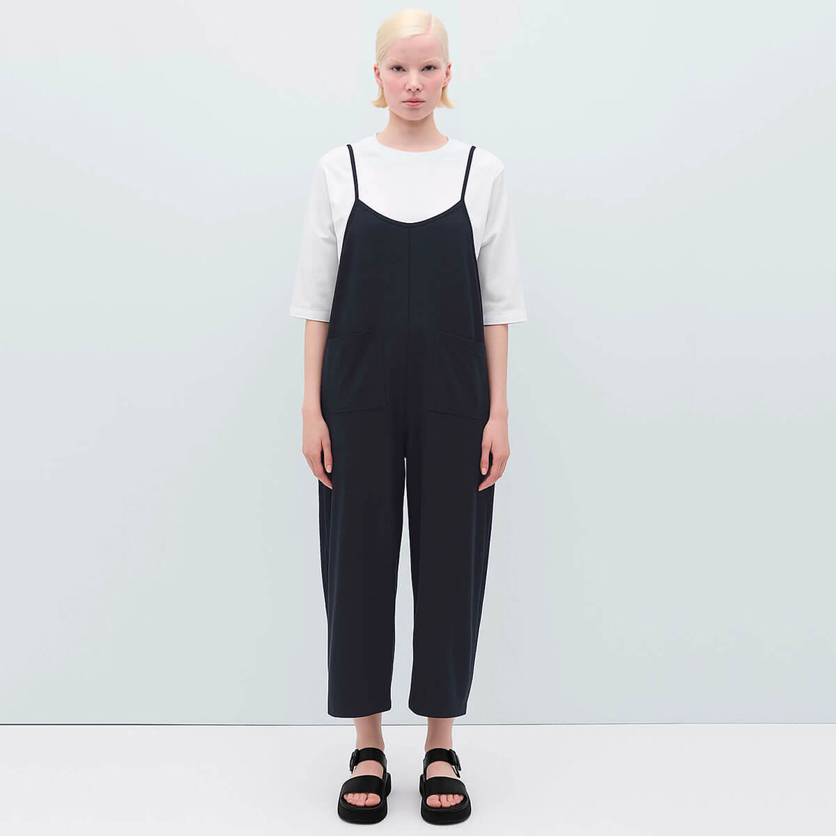 Luisa Jumpsuit in Black by Rita Row