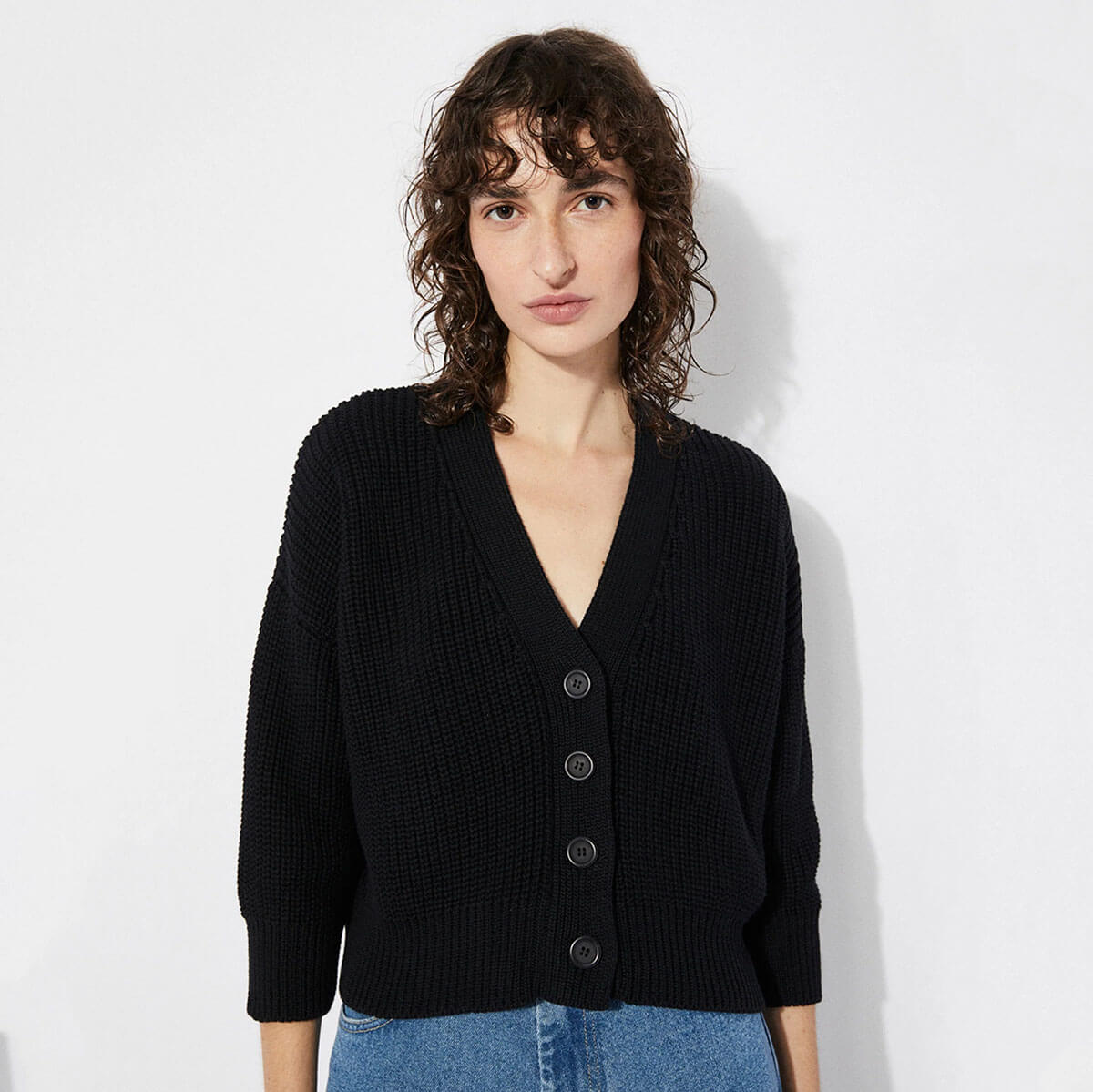 Sclater Cardigan in Black by Rita Row