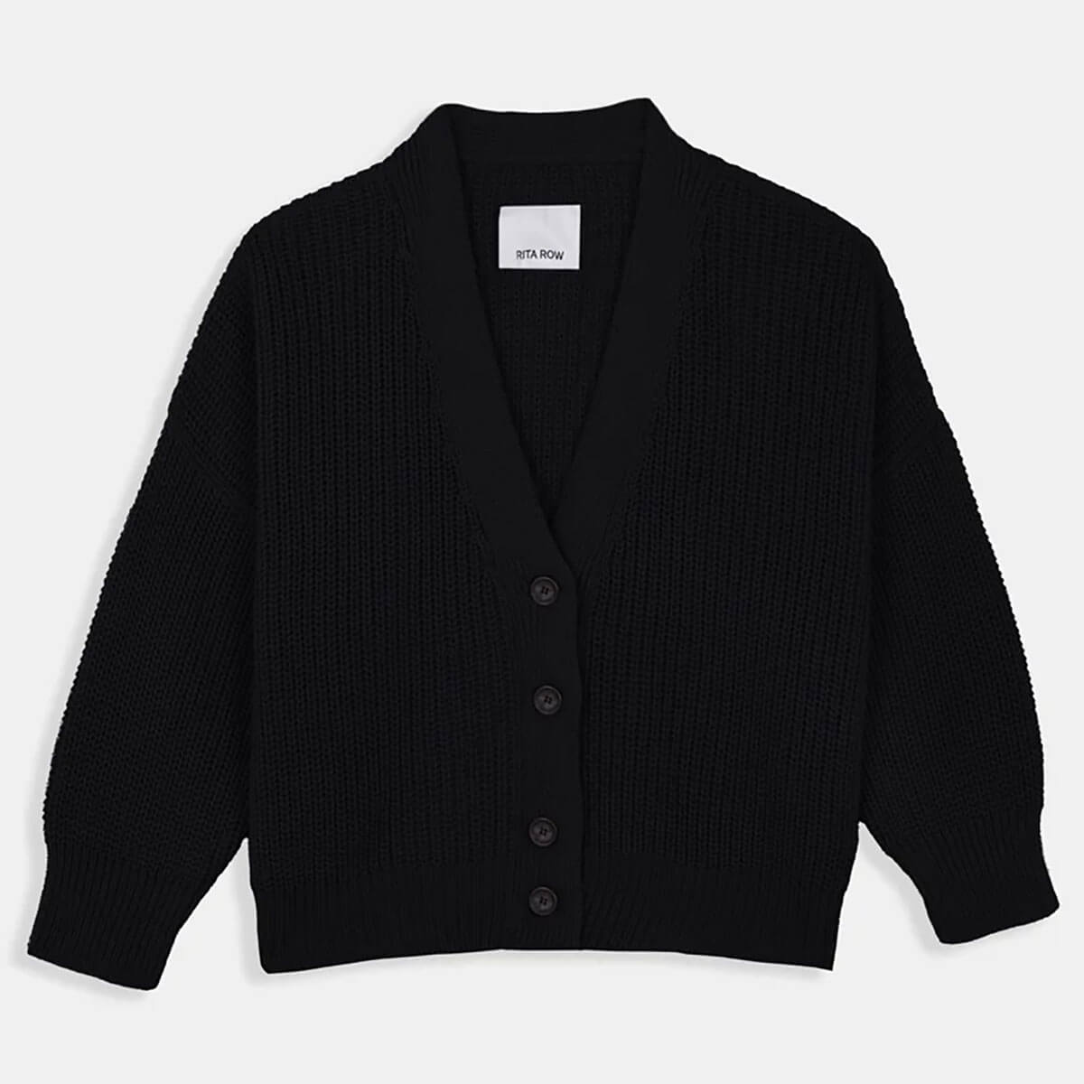 Sclater Cardigan in Black by Rita Row