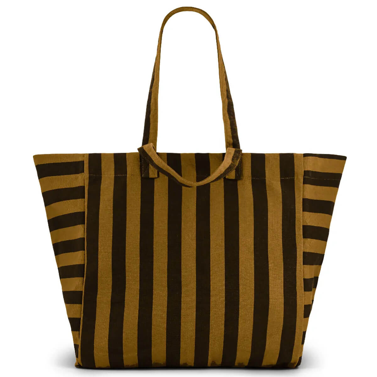 Elisa Tote Bag in Cumin / Black Stripes by Rose in April