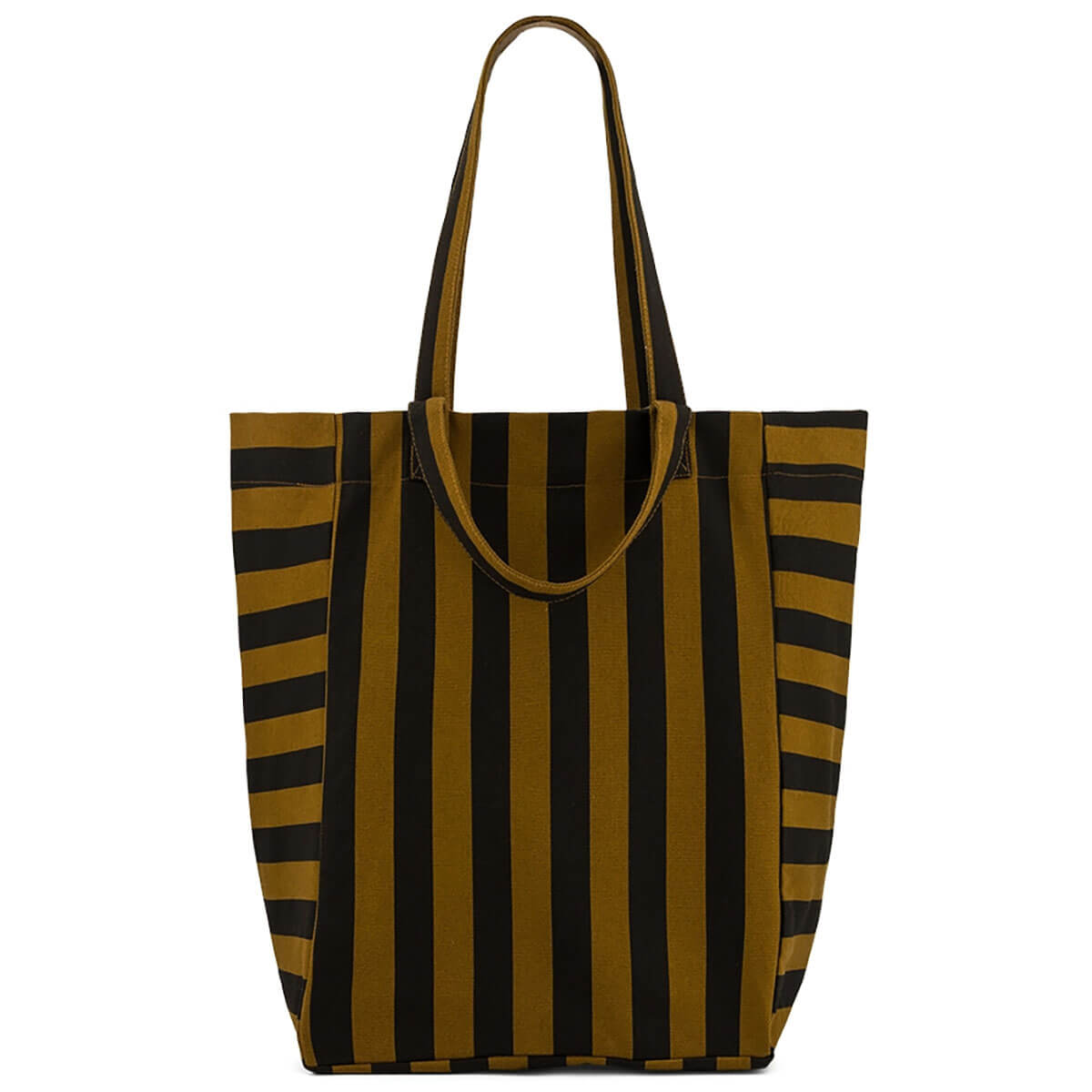 Elisabeth Tote Bag in Cumin / Black Stripes by Rose in April