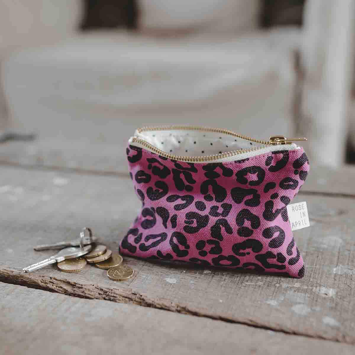 Marie Purse in Graou Leopard Orchid by Rose in April