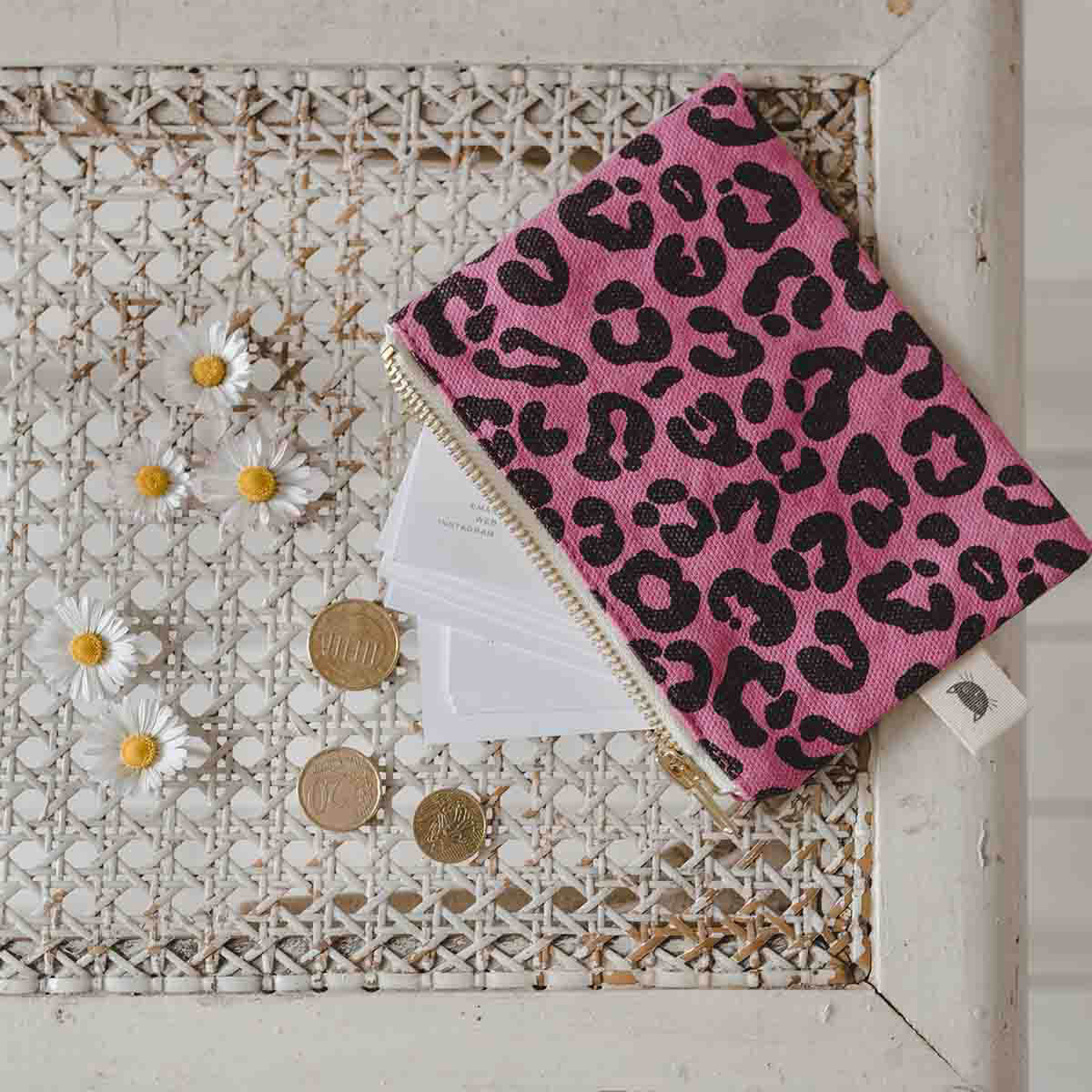 Marie Purse in Graou Leopard Orchid by Rose in April