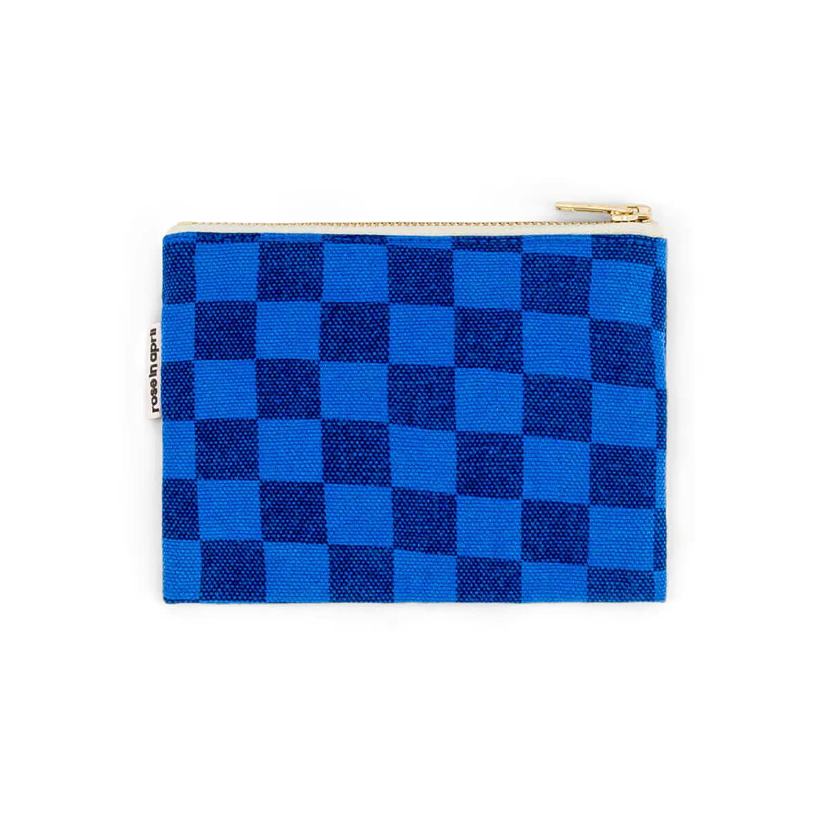 Marie Purse in Greek Blue / Navy Checkerboard by Rose in April