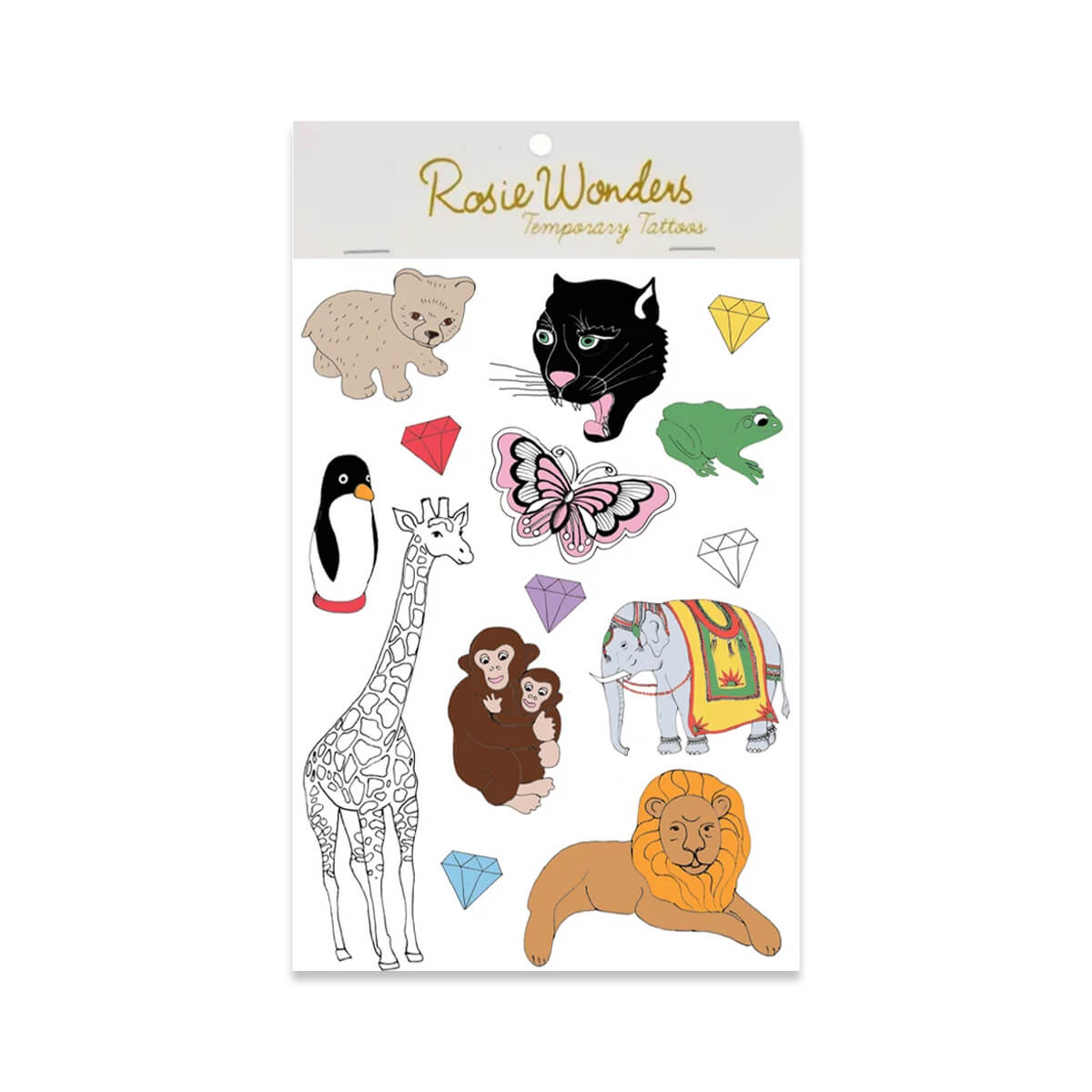 Fairytale Temporary Tattoos (A6 Sheet) by Rosie Wonders main image 0