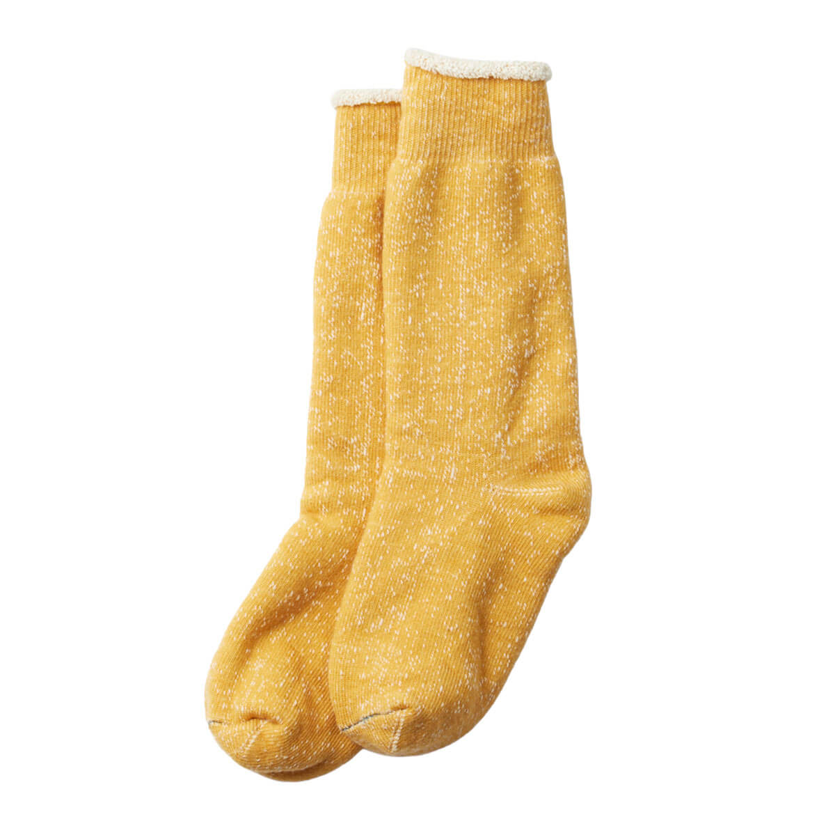 Double Face Crew Adult Socks in Yellow by RoToTo