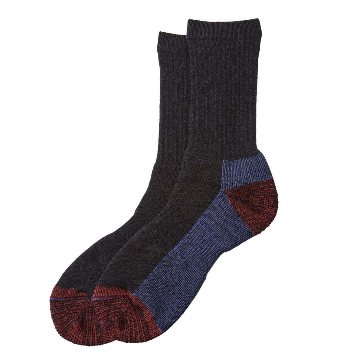Double Face Merino Pile Adult Socks in Charcoal by RoToTo