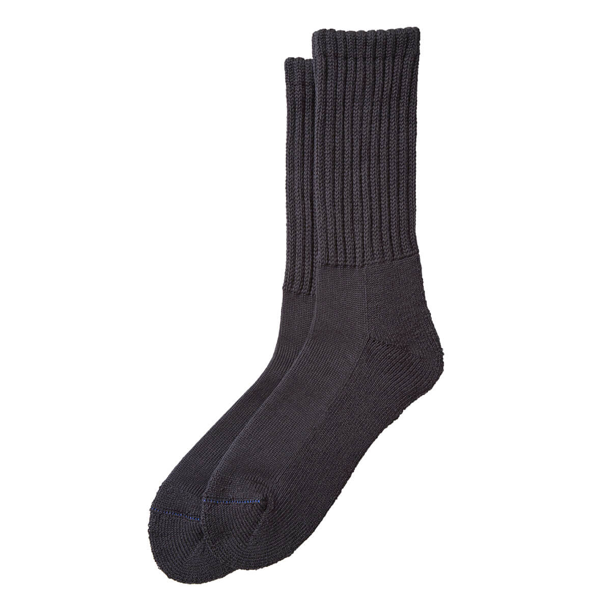 Loose Pile Crew Adult Socks in Charcoal by RoToTo