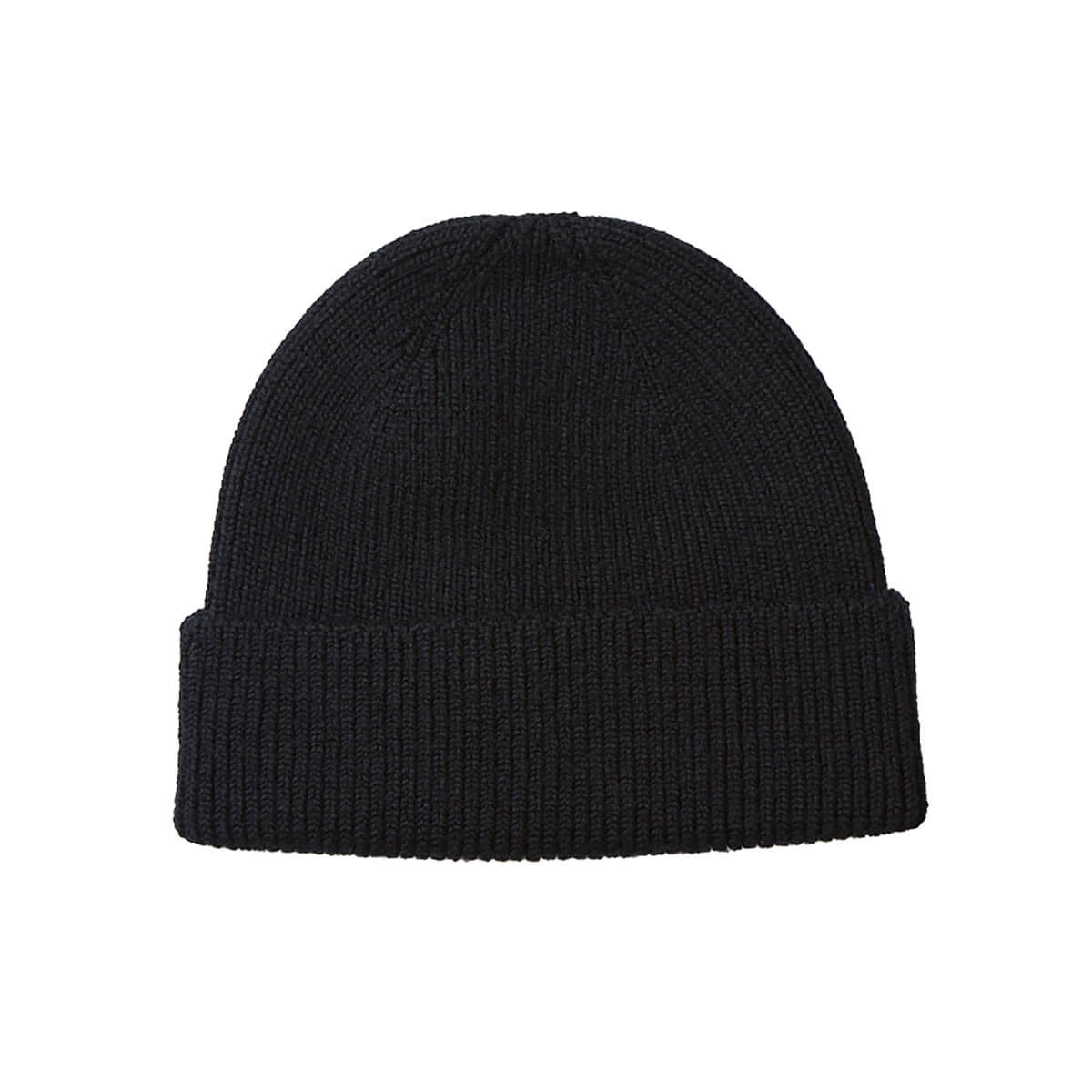 Washable Merino Seamless Beanie in Black by RoToTo