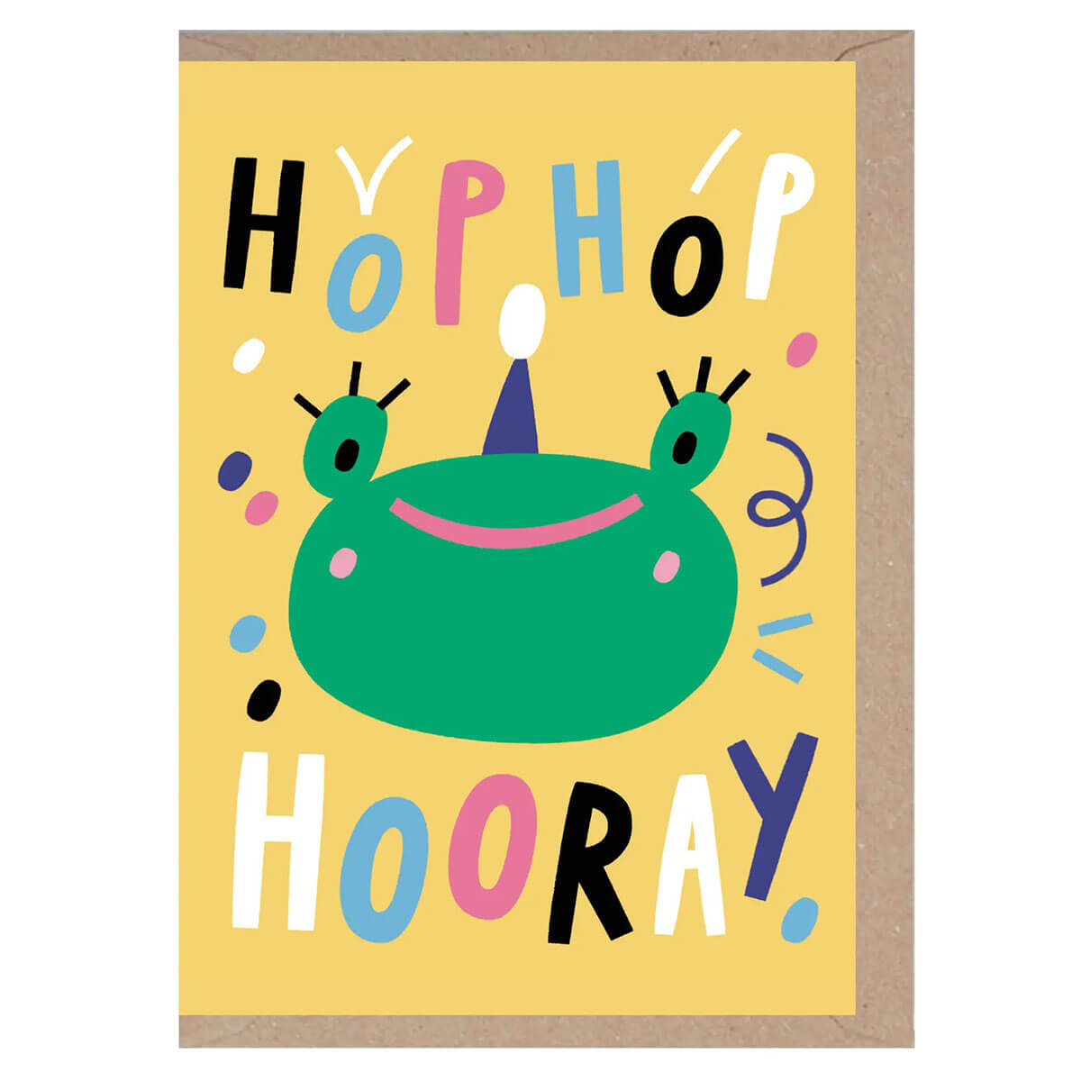 Hop Hop Hooray Greetings Card by Susie Hammer for Rumble Cards
