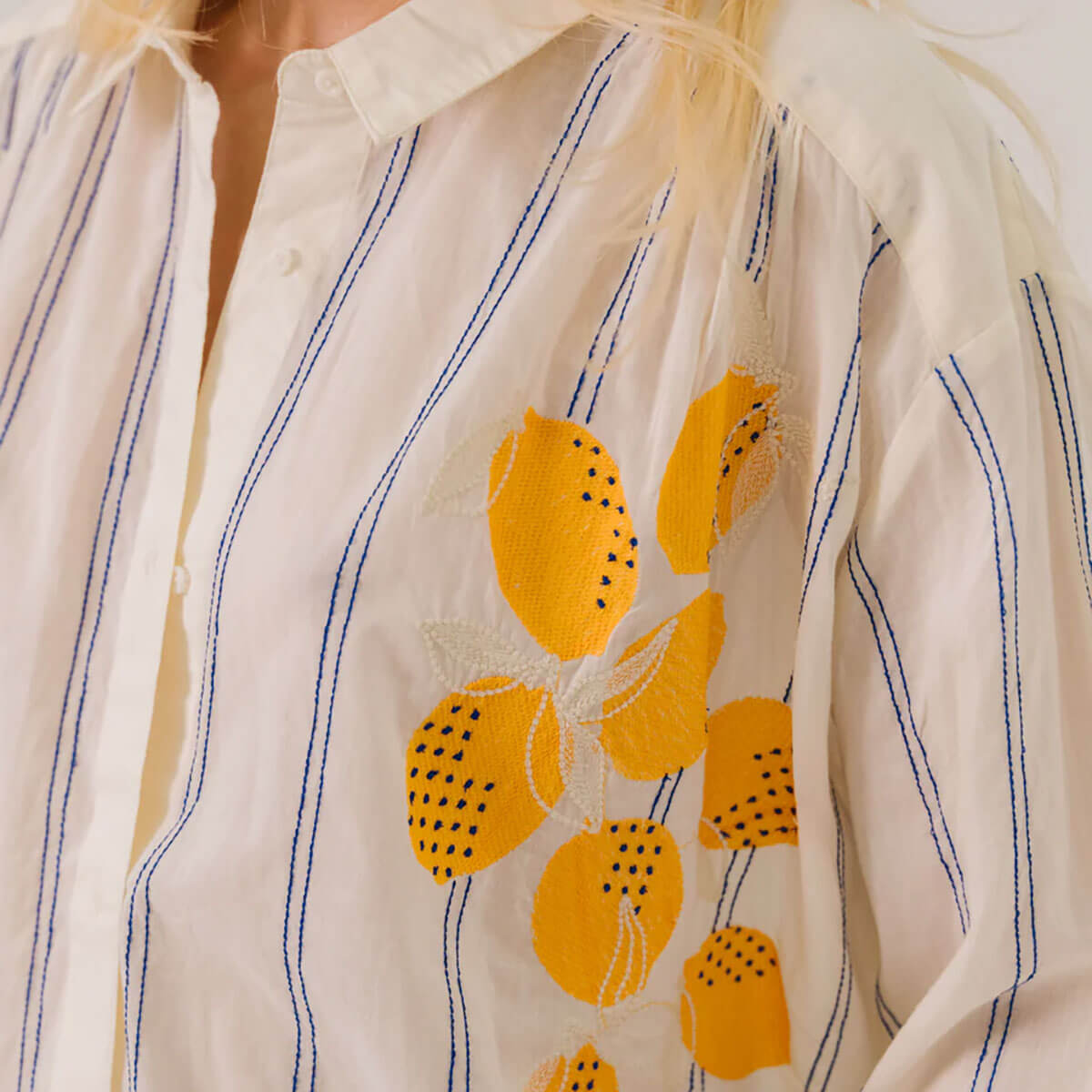 Ali Limone Shirt in Multi by Sacrécoeur
