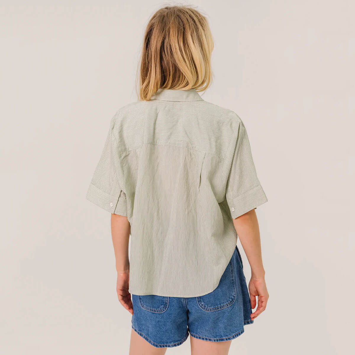Ines Combava Shirt in Green by Sacrécoeur