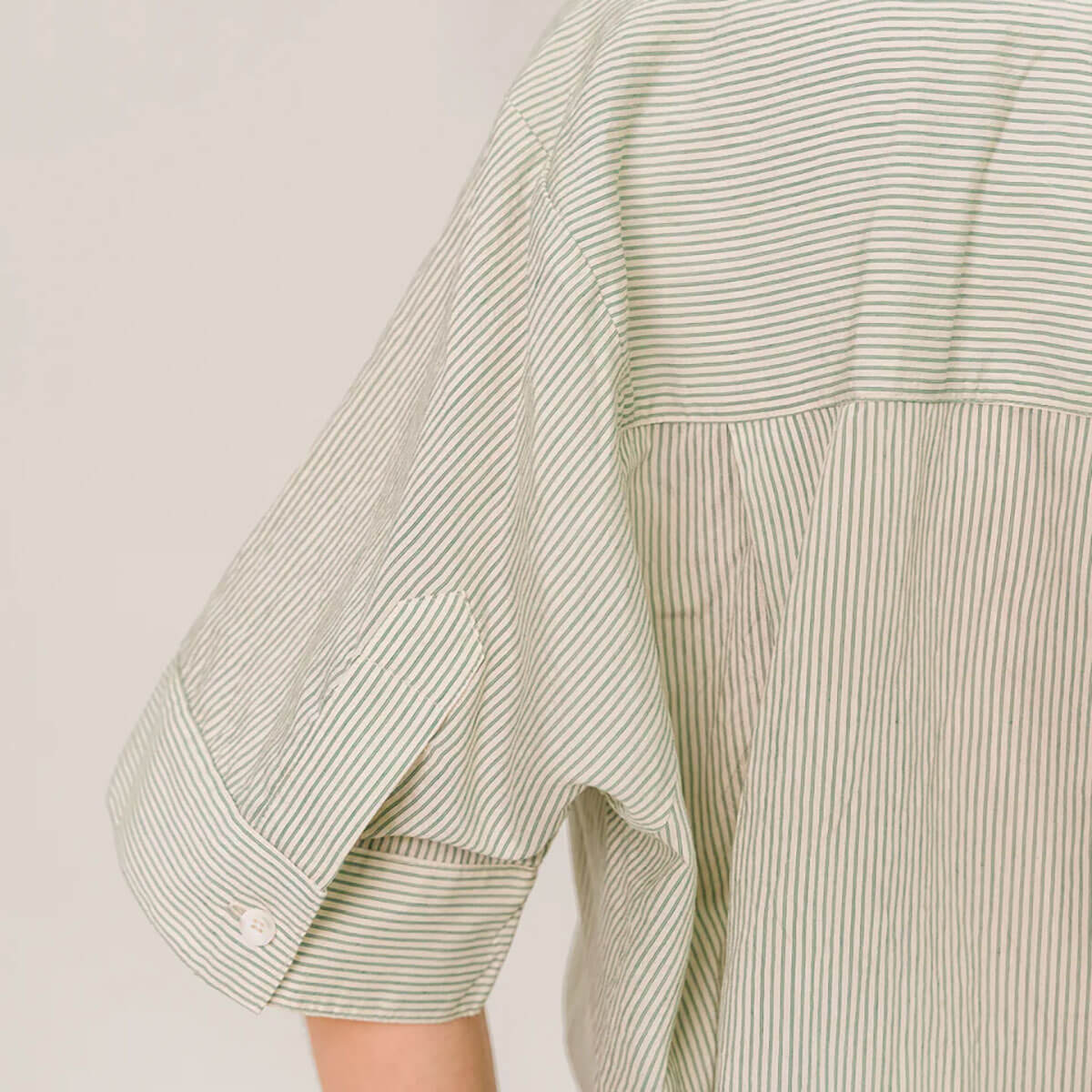 Ines Combava Shirt in Green by Sacrécoeur