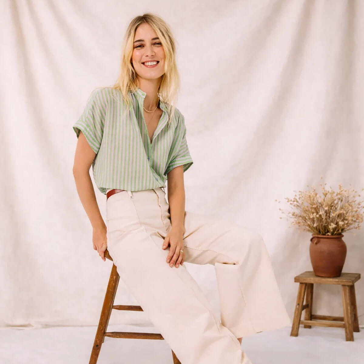 Louison Sweet Blouse in Multi by Sacrécoeur