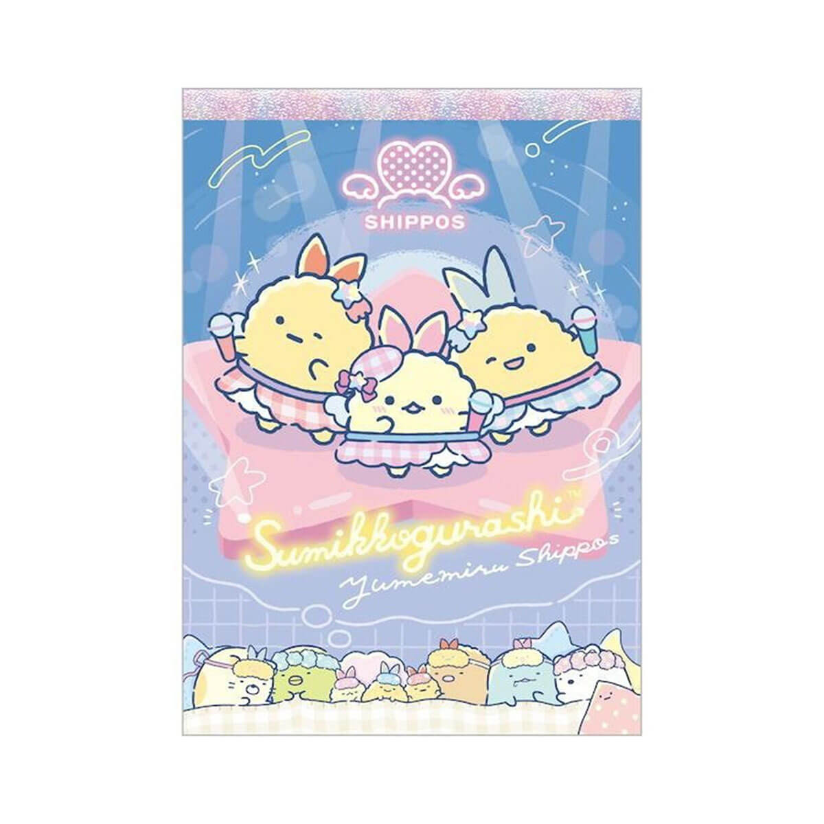 Sumikko Gurashi Yumemiru Shippos Popstars Memo Pad by San-X